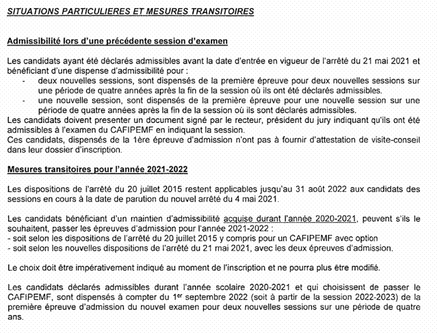 Calendrier Cafipemf 2023 Circulaire Cafipemf Session 2022 - Snuipp-Fsu 31