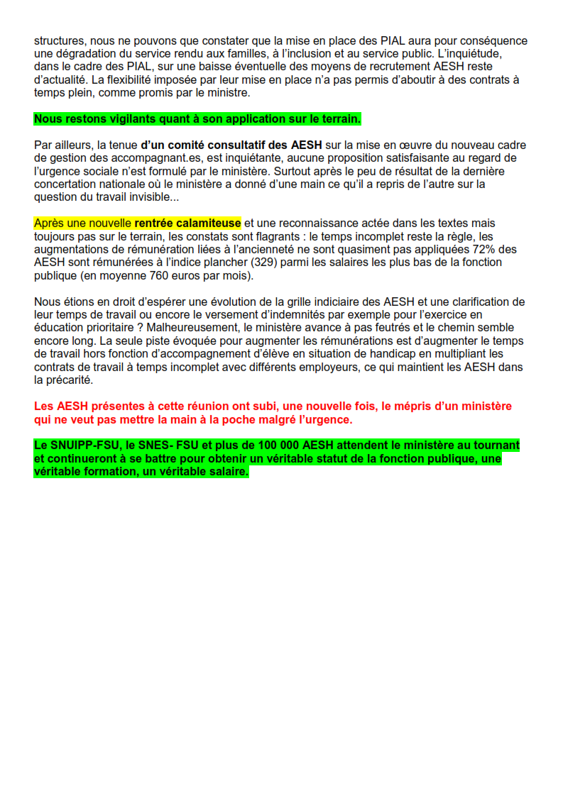 Audience Aesh Du 18 Juin 2020 Snuipp Fsu 31